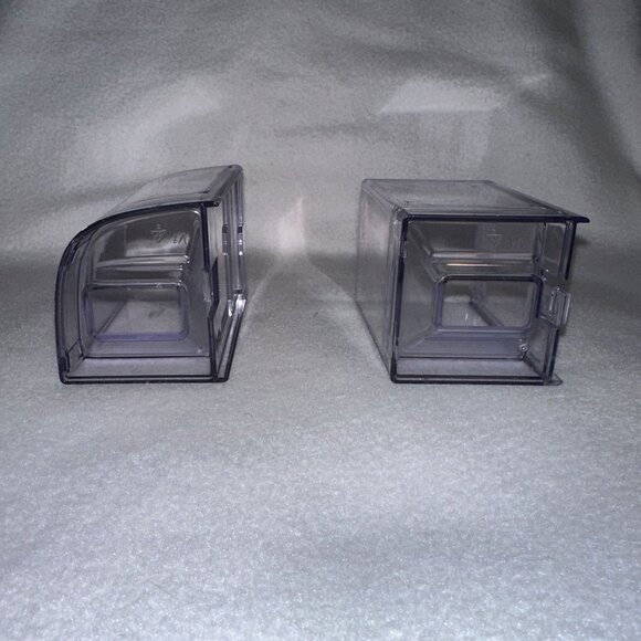 Cuisinart ICE-48 Set of 2 Topping Containers Clear Gray Replacement Parts - Picture 7 of 7